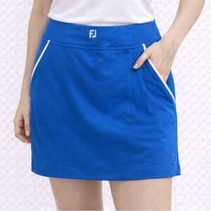 FootJoy Blue Golf Skort with White Trim
